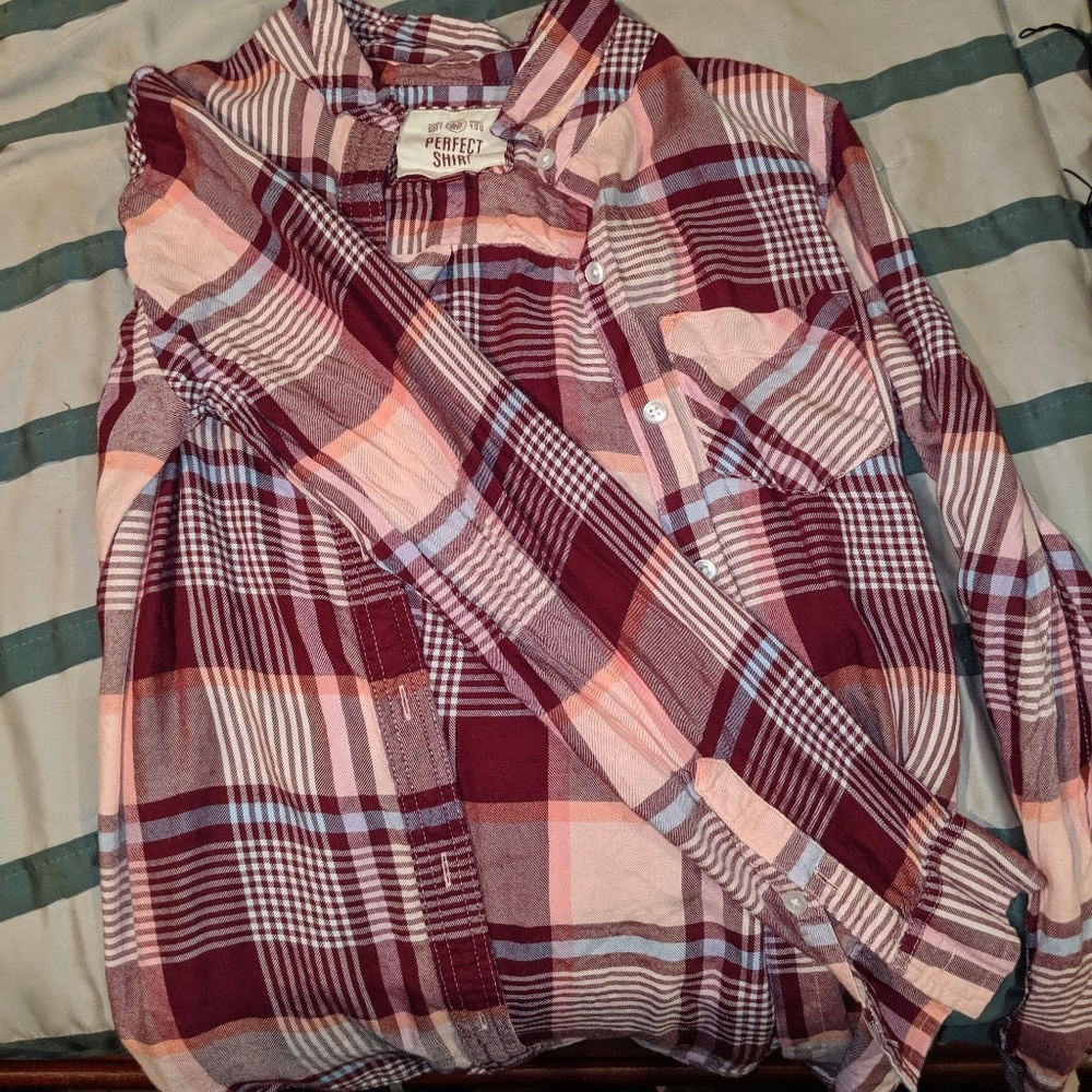 SO Marroon Flannel
